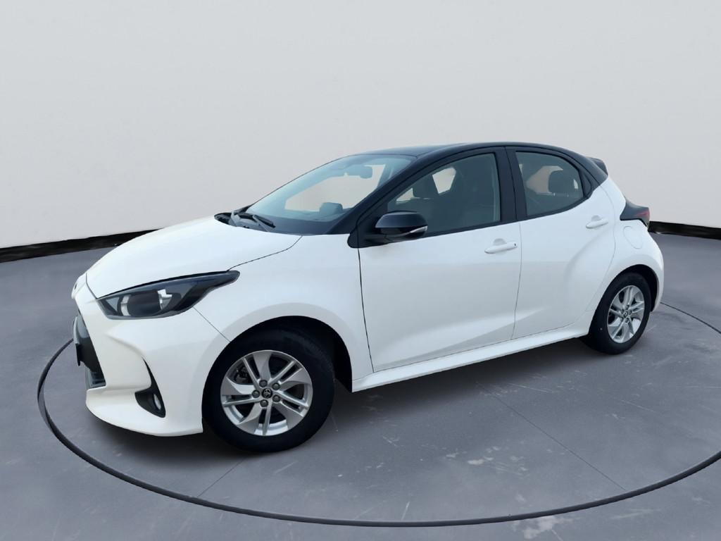 Toyota Yaris 1.5 Hybrid Bi-Tone Apple carplay Cruise control, Auto's, Toyota, Stof, Gebruikt, Zwart, 4 cilinders