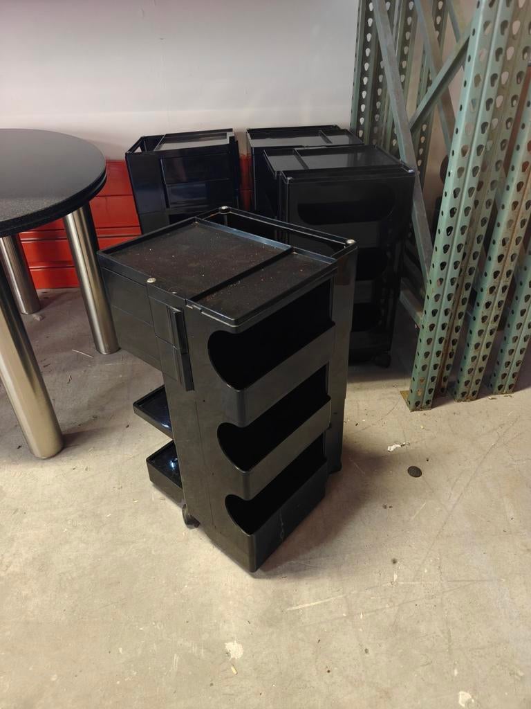 Trolley Joe Colombo 4x - Zwart, Gebruikt, Gebruikt, B-Line, Ophalen of Verzenden, Info@b-line.it