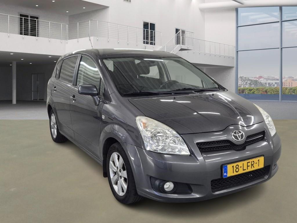 Toyota Verso 1.8 VVT-i Luna 7-PERSOONS AUTOMAAT CRUISE/AIRCO, Auto's, Toyota, Gebruikt, Zwart, 4 cilinders, 129 pk