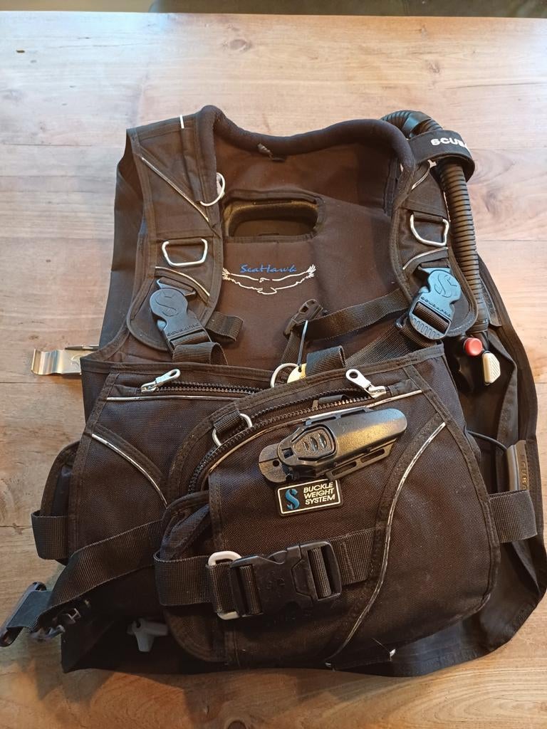 Scubapro Seahawk semi-wing trimvest - Maat LG, Watersport en Boten, Duiken, Ophalen, Zo goed als nieuw, Trimvest of Wing