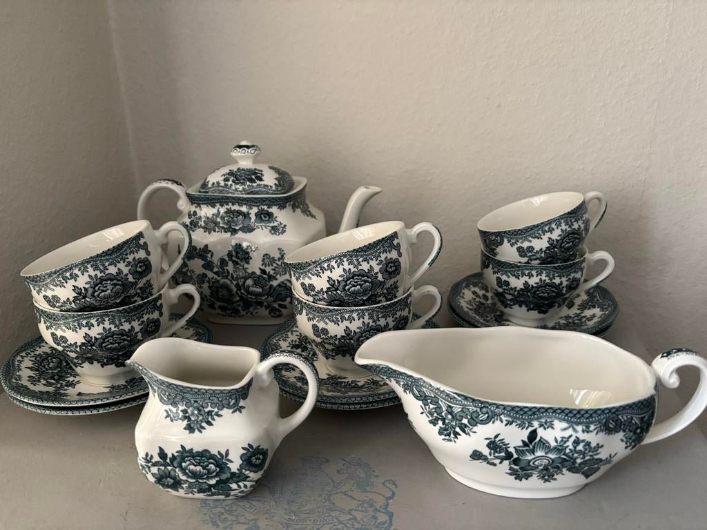 Enoch Wedgwood Pheasants servies, Antiek en Kunst, Antiek | Servies los, Ophalen of Verzenden