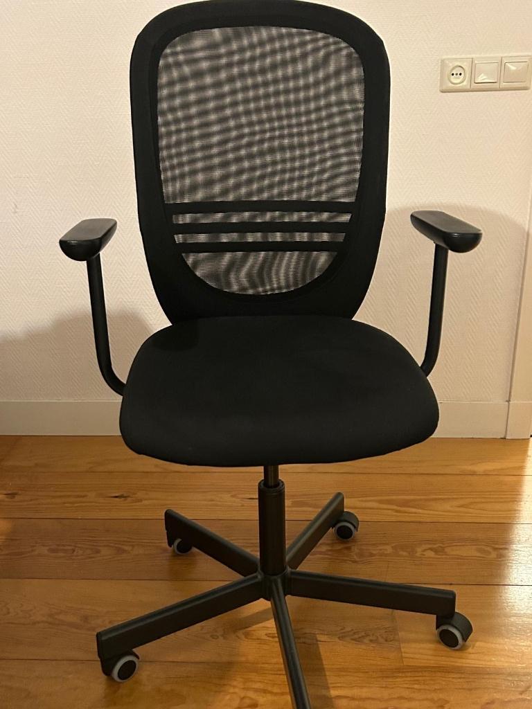 Bureau stoel, Ophalen, Gebruikt, Zwart, Bureaustoel