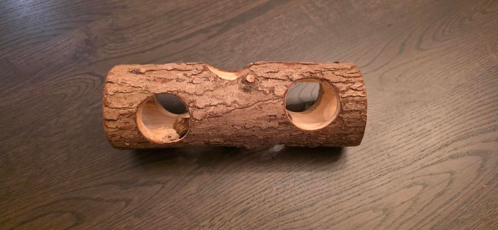 Boomstam tunnel 20 cm voor hamster of muis, Ophalen of Verzenden, Zo goed als nieuw, Speelgoed