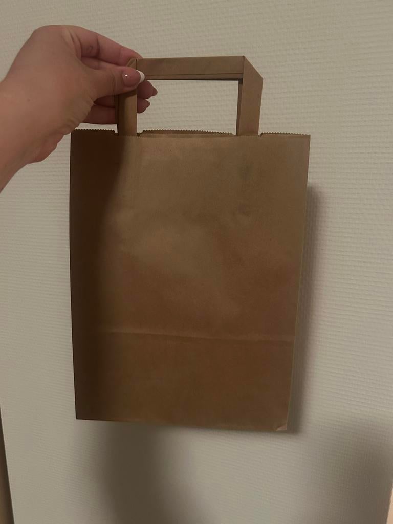 Papieren draagtassen klein, Ophalen, Nieuw