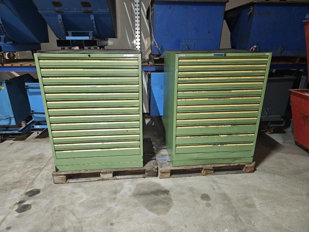 Lista ladekasten werkplaatskasten, Ophalen, Gebruikt