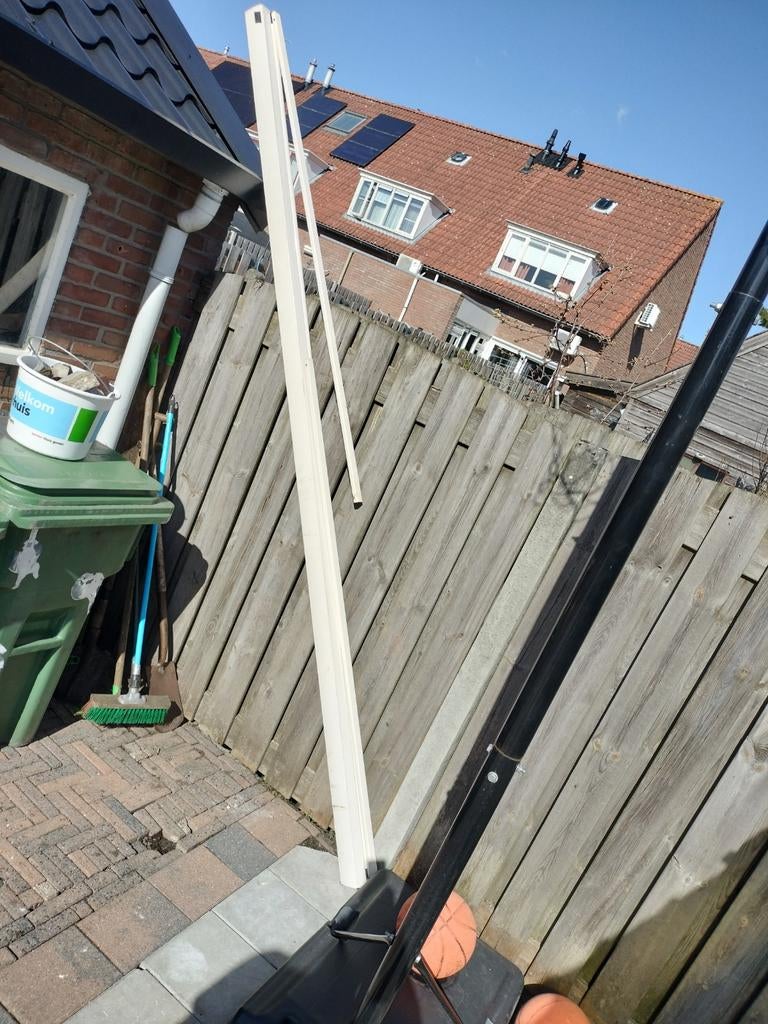 Elektrisch rolluik 3.20m breed - Teab, Doe-het-zelf en Verbouw, Rolluiken, Gebruikt, Overige kleuren, 200 cm of meer, Ophalen of Verzenden