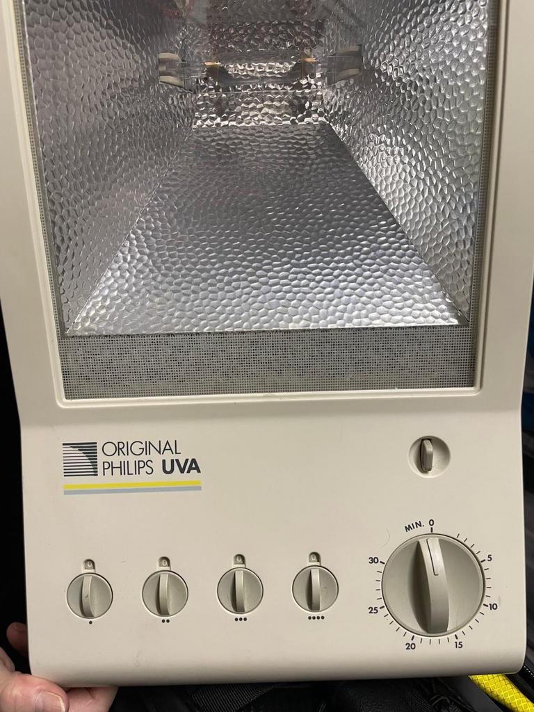 Gezichtsbruiner/kanon Original Philips UVA tafelmodel, Ophalen, Gebruikt