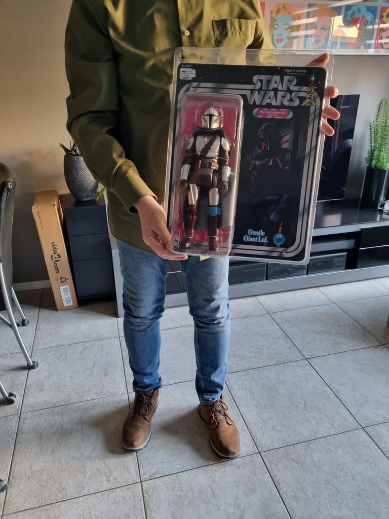 Star Wars Gentle Giant Jumbo Mandalorian Jetpack, Ophalen of Verzenden, Nieuw, Replica