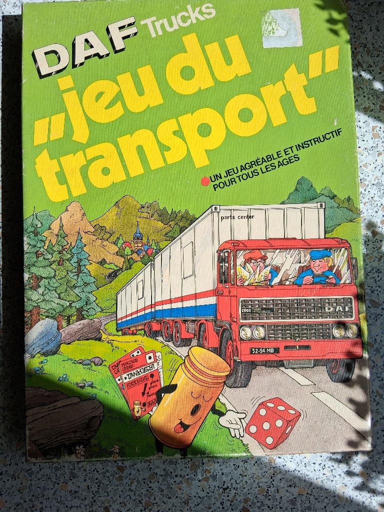 Een "DAF" Trucks Transportspel., Vijf spelers of meer, Ophalen of Verzenden, Gebruikt