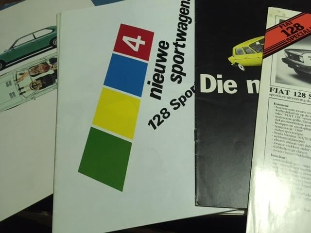 Fiat 128 of Special originele brochure/auto folder '76 '78, Boeken, Auto's | Folders en Tijdschriften, Ophalen of Verzenden, Overige merken