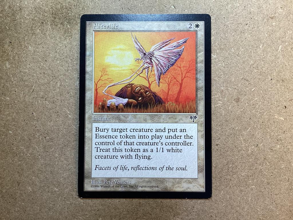 1x Afterlife (Good), Ophalen of Verzenden, Gebruikt, Losse kaart