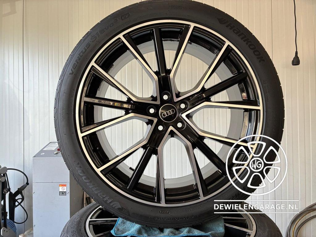 21 inch Audi Q4 Velgen NIEUWE banden (ook Enyaq, ID.4, ID.5,, -, -, Banden en Velgen, Nieuw