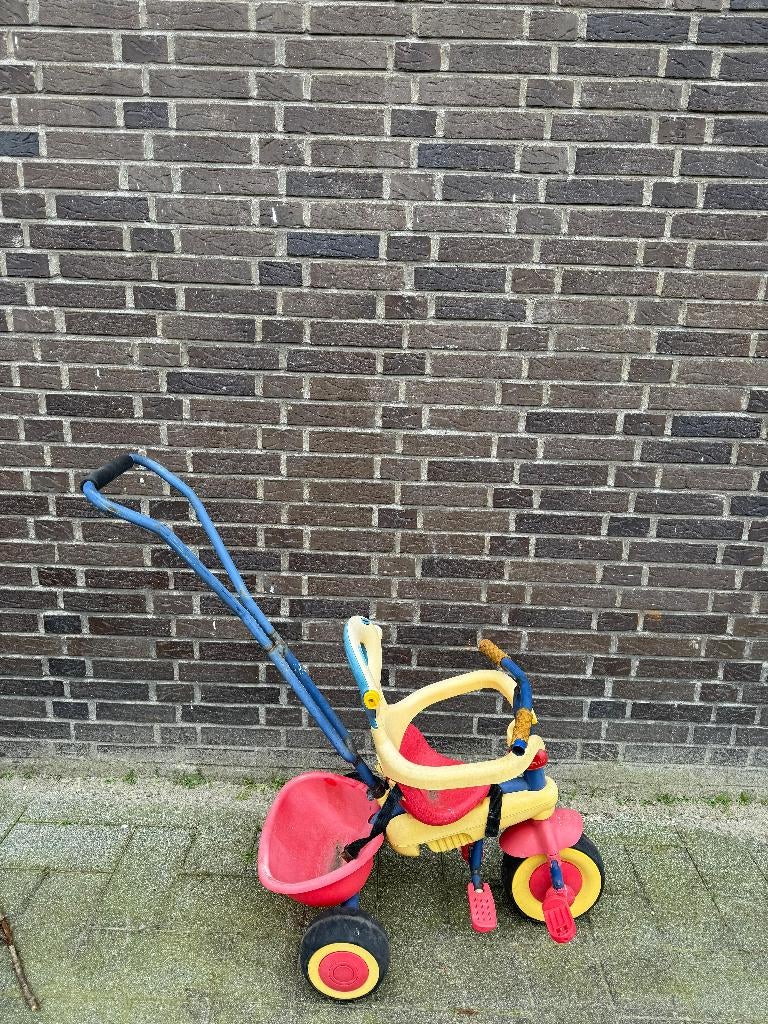 Kinder driewieler fiets met duwstang Gratis ophalen, Ophalen, Gebruikt, Loopfiets