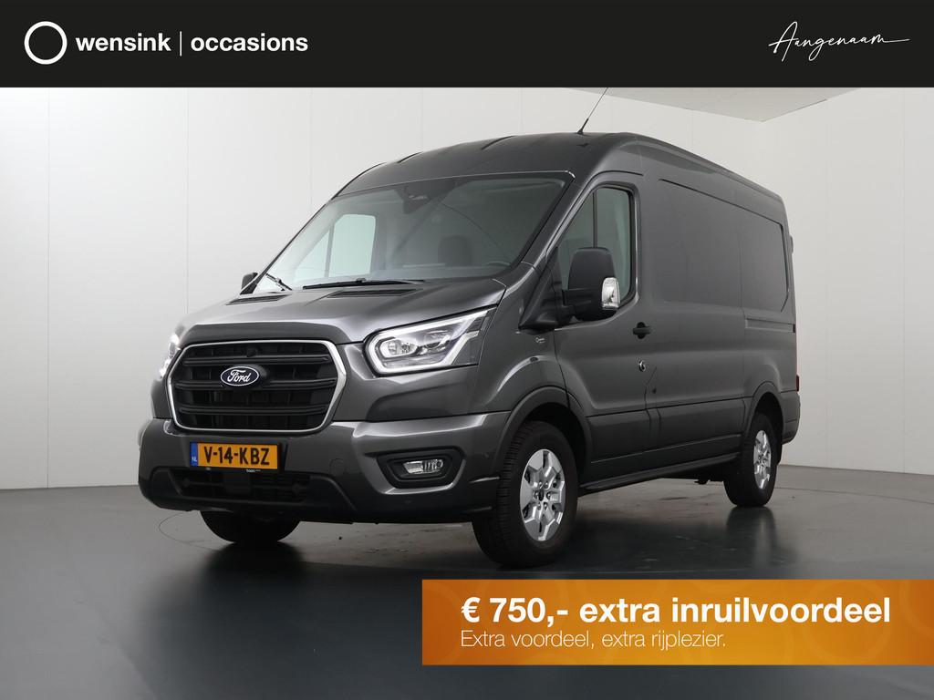 Ford Transit 350 2.0 TDCI | L2 H2 | AUT. | 165 PK | LIMITED, Stof, 4 cilinders, 2800 kg, Bedrijf