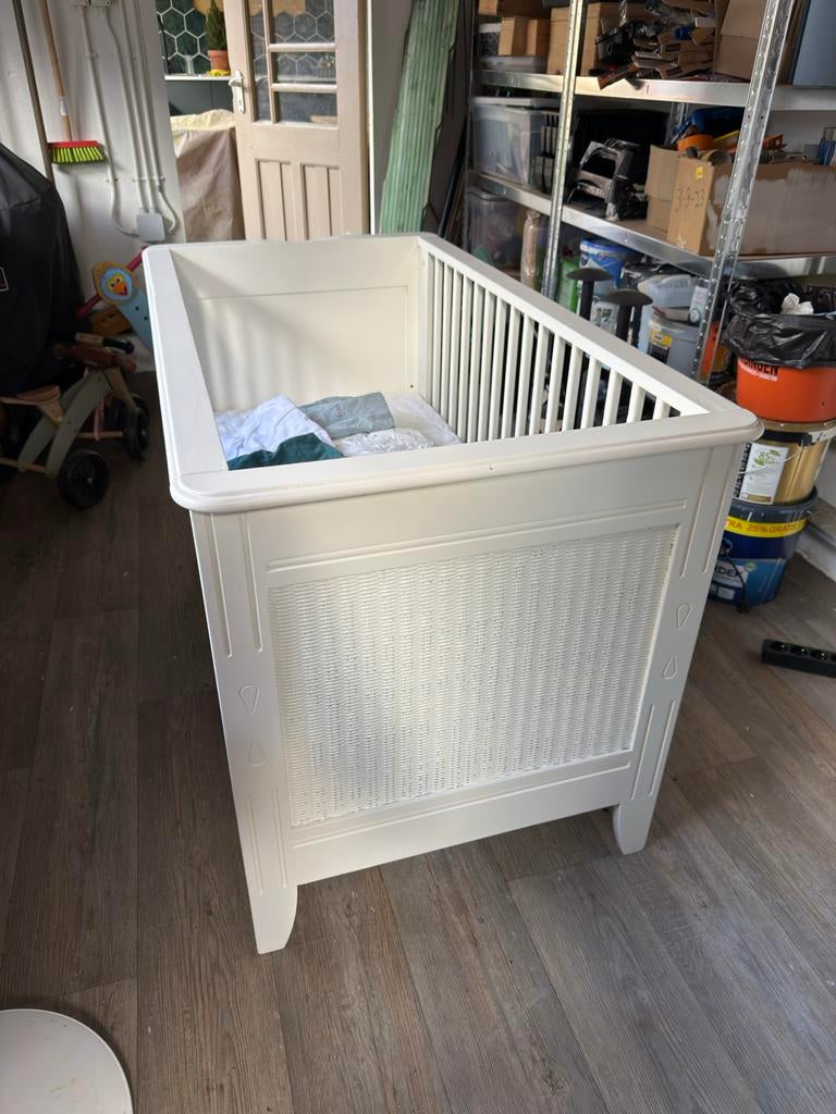 Ledikant compleet met matras en beddengoed, Ophalen, Zo goed als nieuw, Ledikant