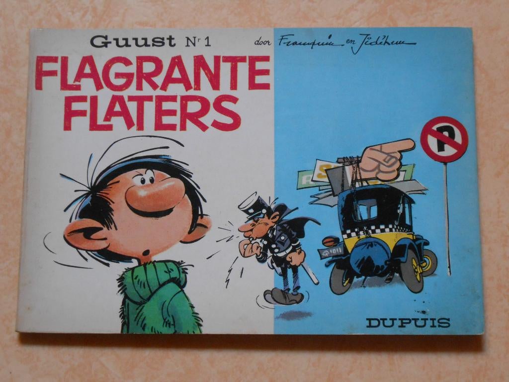 Guust Flater 1 Flagrante flaters 1966 1 ste druk., Boeken, Eén stripboek, Ophalen of Verzenden, Zo goed als nieuw, André Franquin