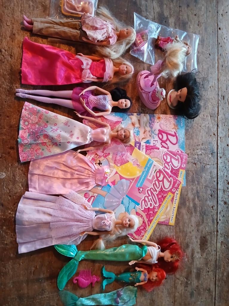 Barbies, zeemeerminnen, ballerinas en accessoires, Ophalen of Verzenden, Gebruikt, Barbie