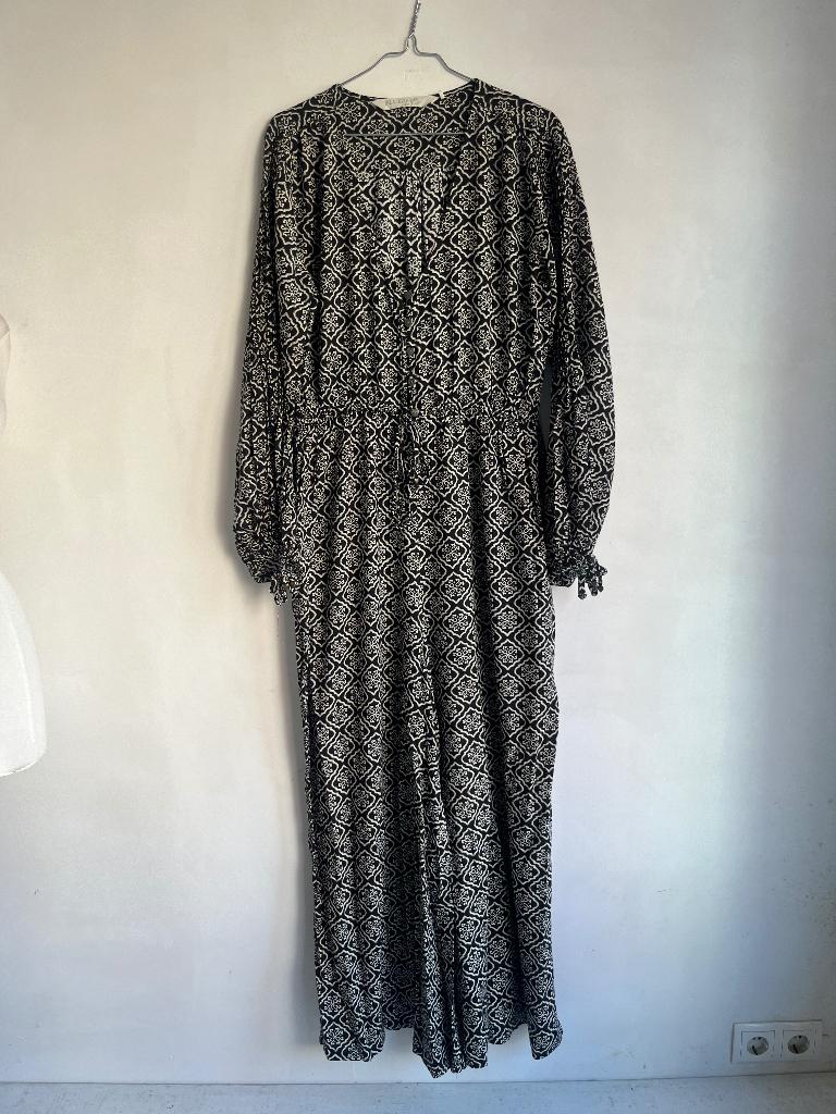 isla ibiza jumpsuit maat L zwart wit, Kleding | Dames, Jumpsuits, Verzenden, Zwart, Maat 42/44 (L), Zo goed als nieuw