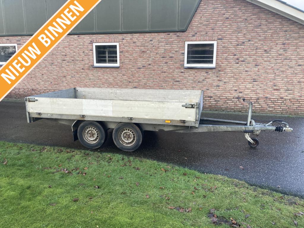 Plateauwagen aanhanger aanhangwagen tandemasser, Gebruikt