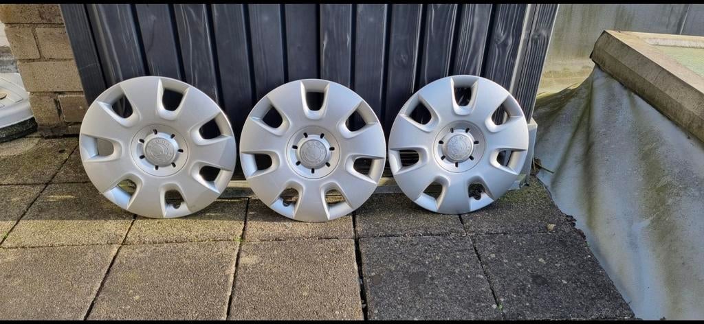 3 Wieldoppen voor Skoda Fabia, Ophalen of Verzenden