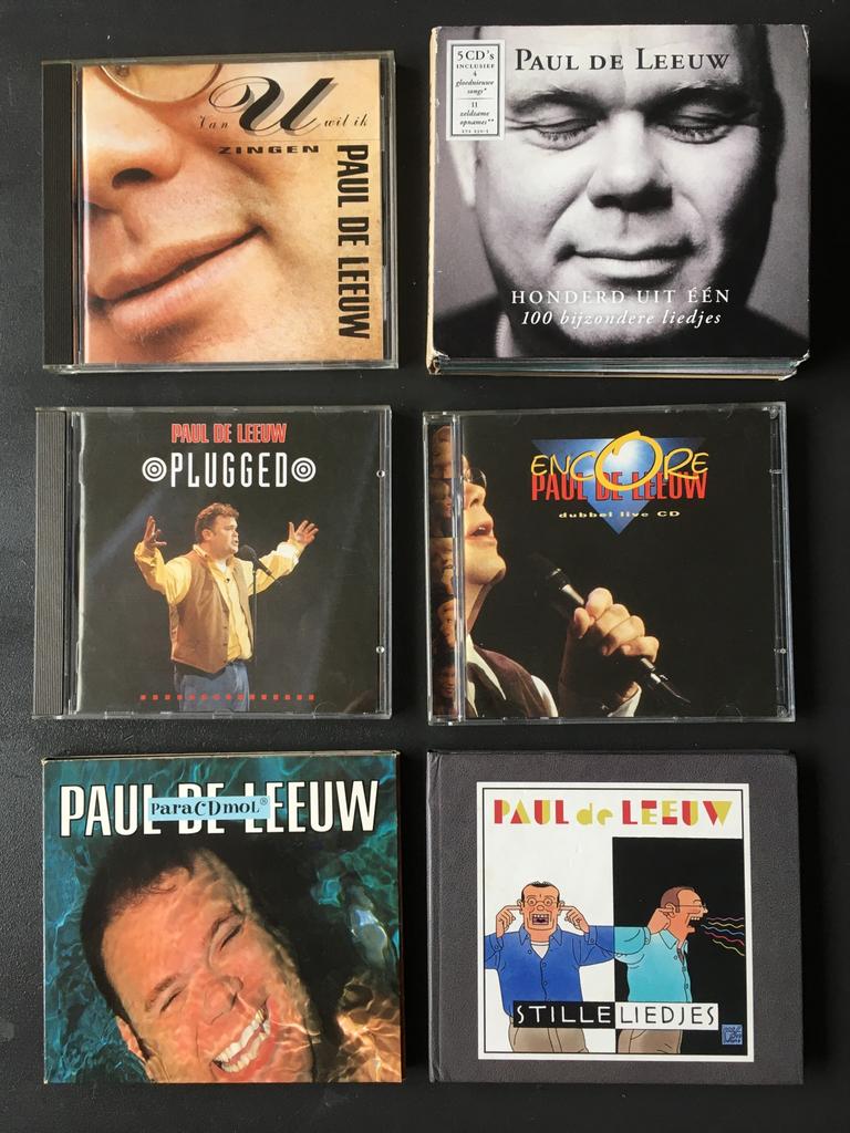 6 x Paul de Leeuw, Ophalen of Verzenden, Zo goed als nieuw, Levenslied of Smartlap