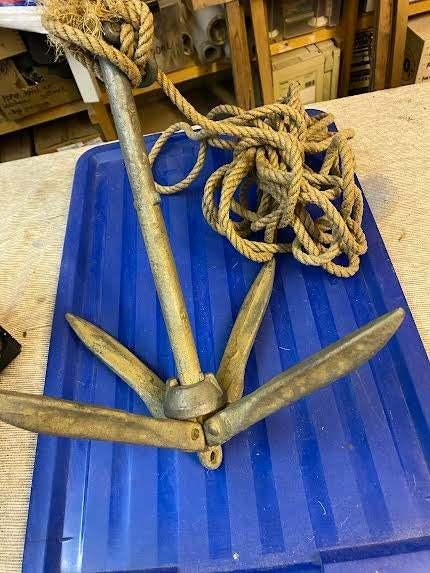 paraplu anker met lijn , 4 Kg, Ophalen of Verzenden, Overige typen