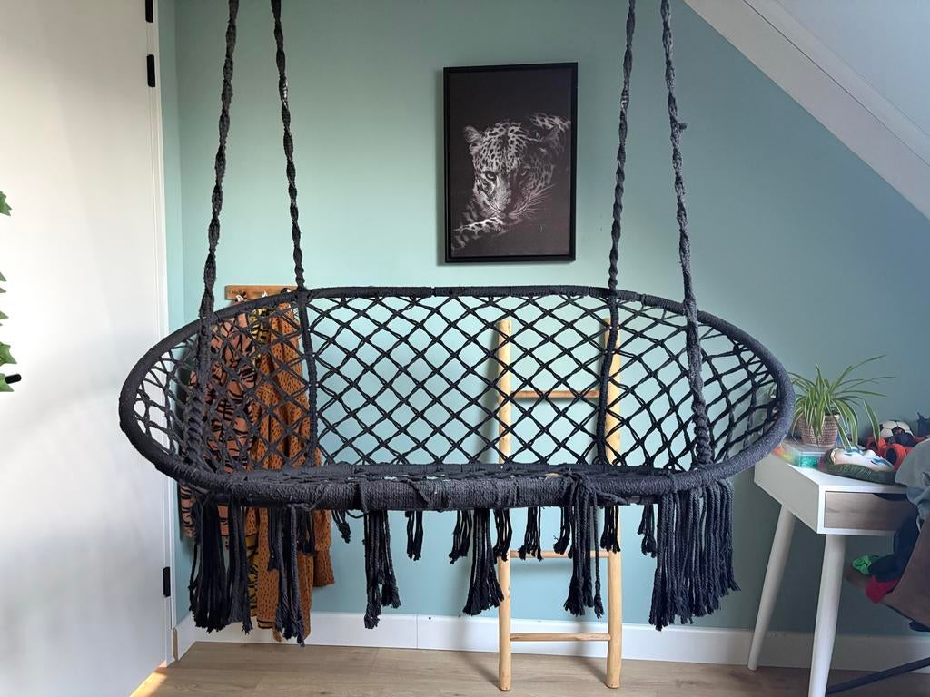 Hangbank Knoet zwart Xenos, Ophalen, Gebruikt, Zwart, Eén