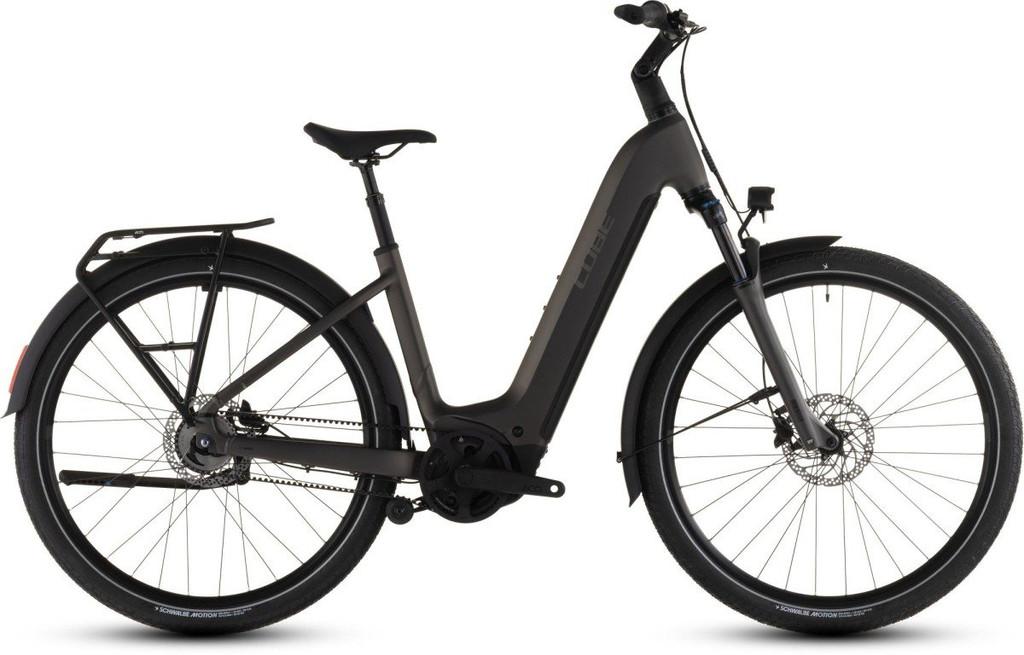 CUBE Touring Hybrid Comfort SLX 800 Charcoal/Chrome Dames CH, Fietsen en Brommers, Elektrische fietsen, Nieuw, Cube, 51 tot 55 cm