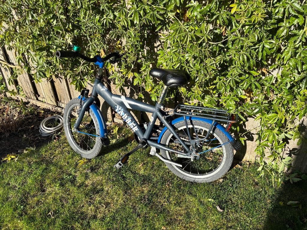 Kinderfiets 16 inch Alpina Yabber, Fietsen en Brommers, Fietsen | Jongens, Gebruikt, 16 inch, Handrem, Ophalen