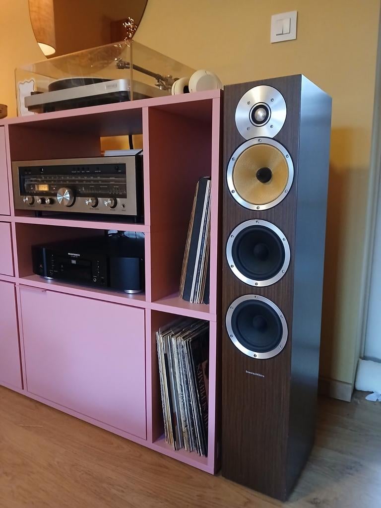 B&W CM8 rosewood, Ophalen, Zo goed als nieuw, Bowers & Wilkins (B&W), 120 watt of meer