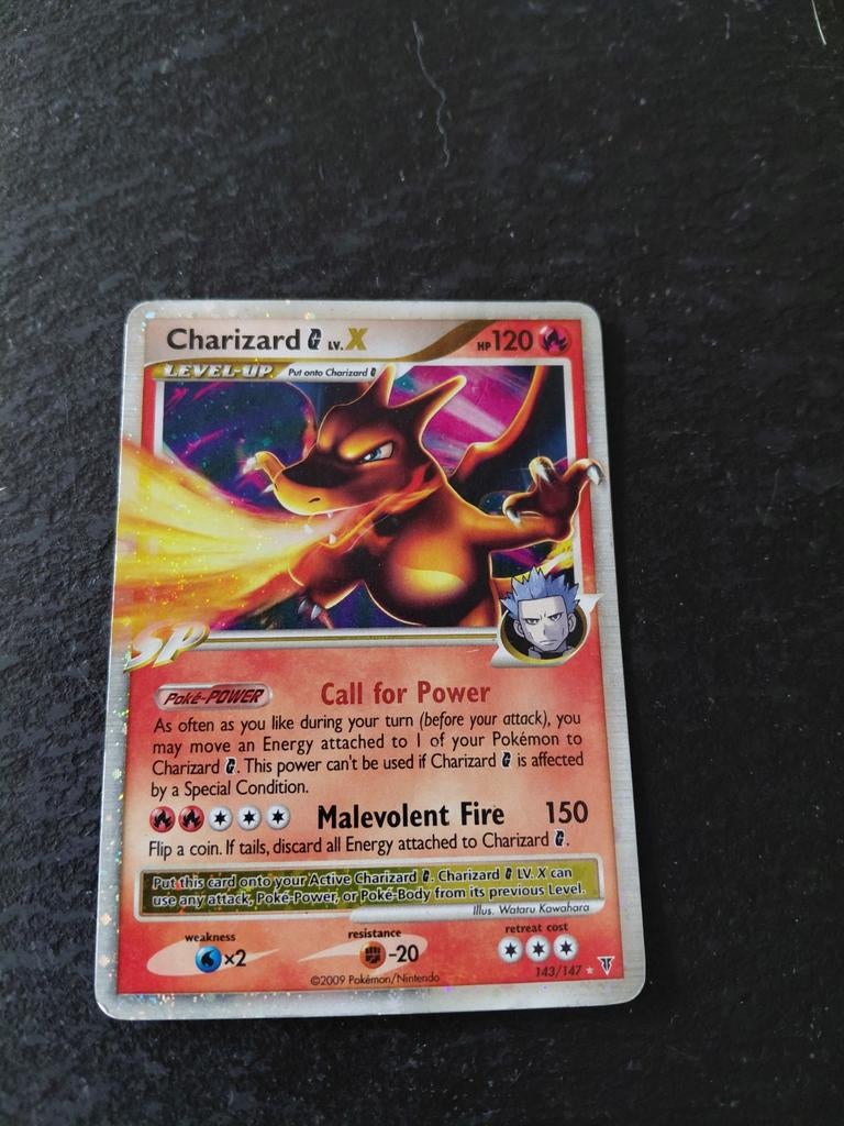 Charizard Lv X Supreme Victors - 143/147, Hobby en Vrije tijd, Verzamelkaartspellen | Pokémon, Ophalen of Verzenden