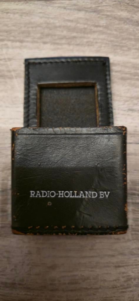Vintage Leren houder pager Motorola "brandweer pieper", Ophalen of Verzenden, Overige soorten, Nederland, Overige typen