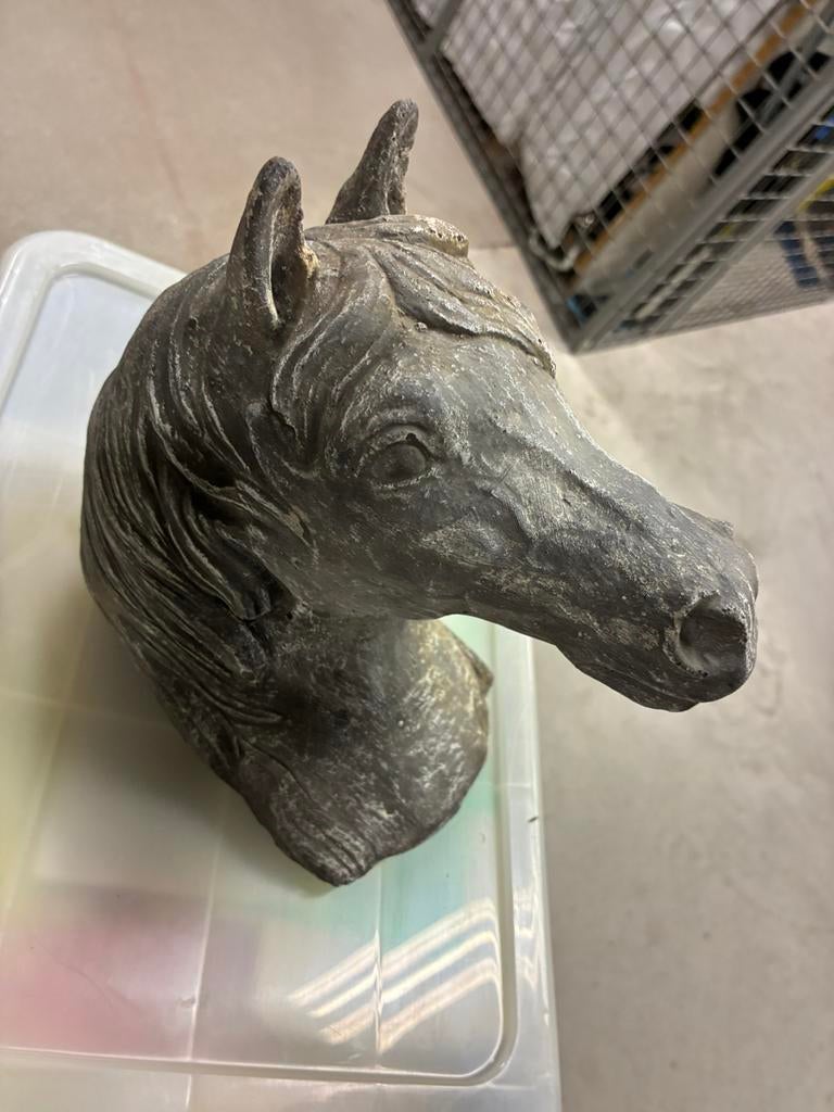 Zware paarden hoofd., Tuin en Terras, Tuinbeelden, Ophalen of Verzenden, Zo goed als nieuw