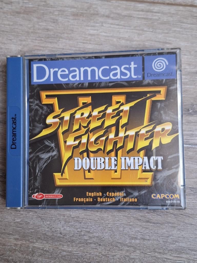 Street Fighter III Double Impact Sega Dreamcast PAL CIB, Spelcomputers en Games, Games | Sega, Vechten, 2 spelers, Eén computer