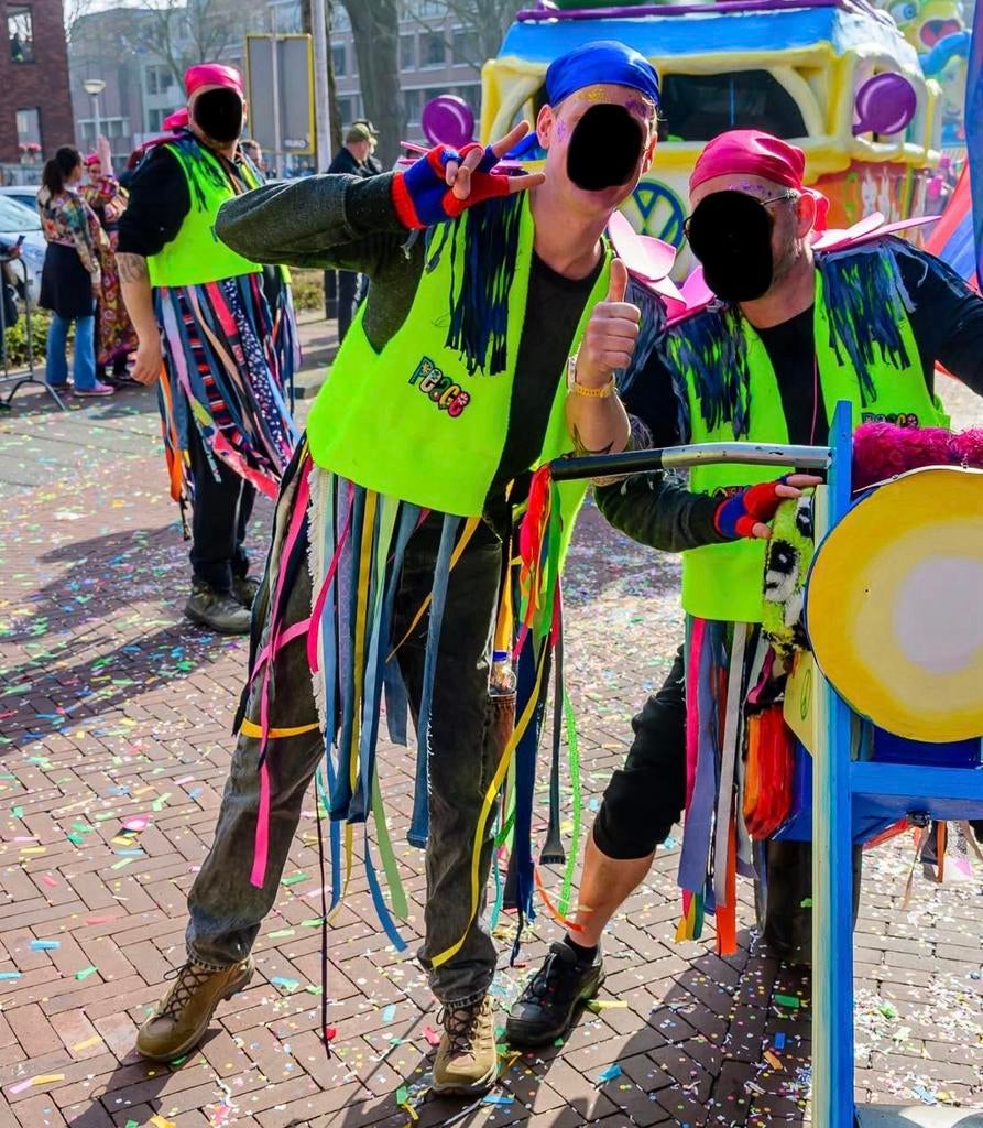 10x Hippie flower power vestje + stof slingers, Kleding | Heren, Ophalen of Verzenden, Zo goed als nieuw