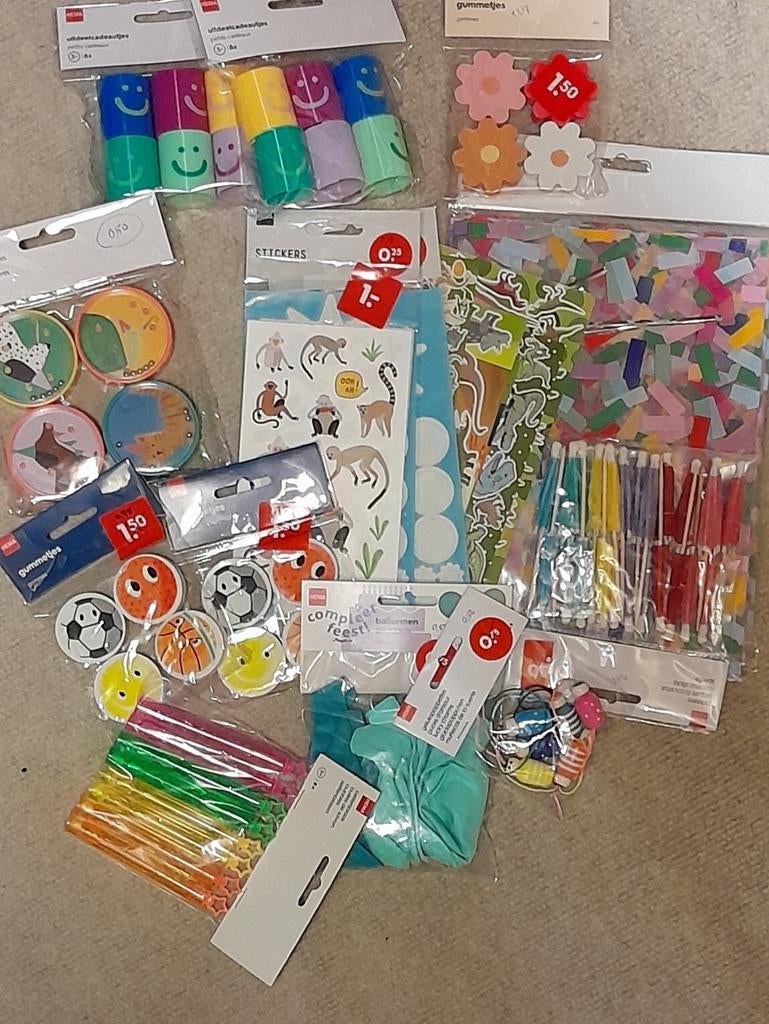 NIEUW! leuke uitdeelkado'tjes voor school/verjaardag Hema, Ophalen of Verzenden, Nieuw, Verjaardag