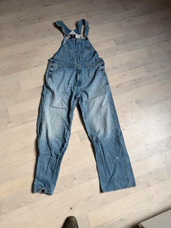 G-Star RAW Workwear Bib Overall - Maat L - Topstaat!, Maat 42/44 (L), Verzenden, Blauw, G-STAR RAW