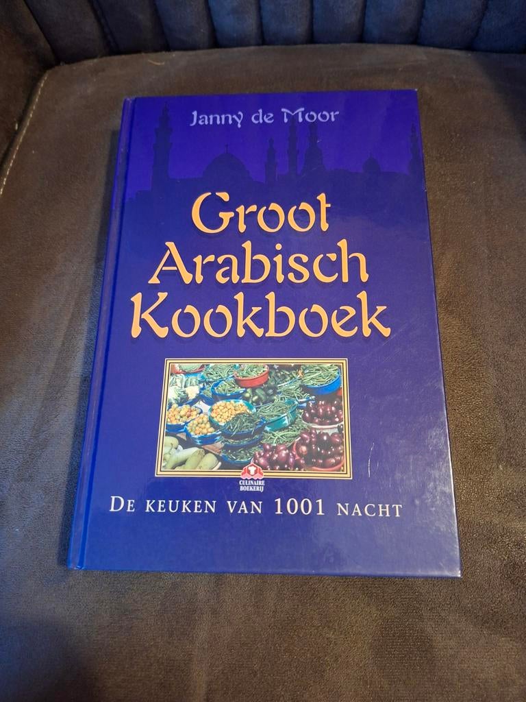 Groot Arabisch Kookboek - De Keuken van 1001 Nacht, Midden-Oosten en Marokko, Ophalen of Verzenden, Zo goed als nieuw, Janny de Moor