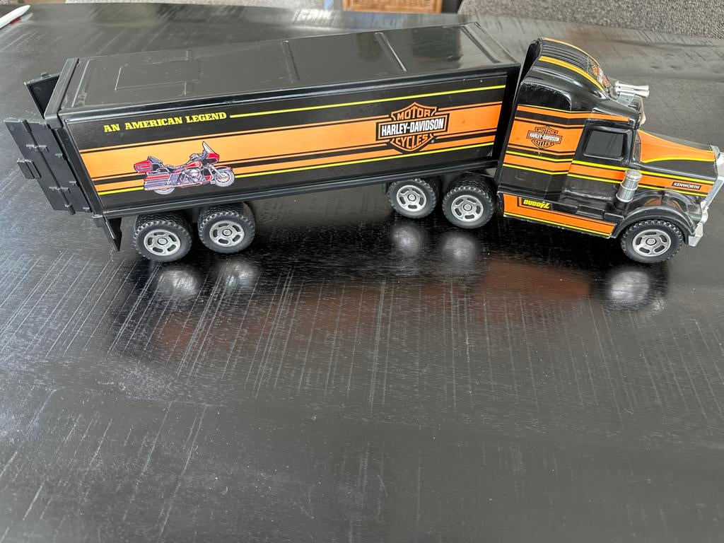Harley-Davidson Truck Model - Kenworth W900L, Overige merken, Gebruikt, Groter dan 1:32, Ophalen of Verzenden
