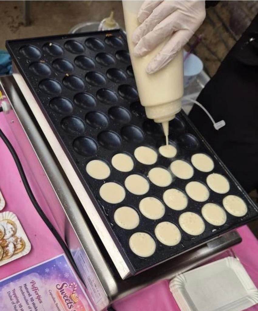 Poffertjes plaat te huur incl. beslag., Ophalen, Zo goed als nieuw, Overige kleuren, Handen en Nagels