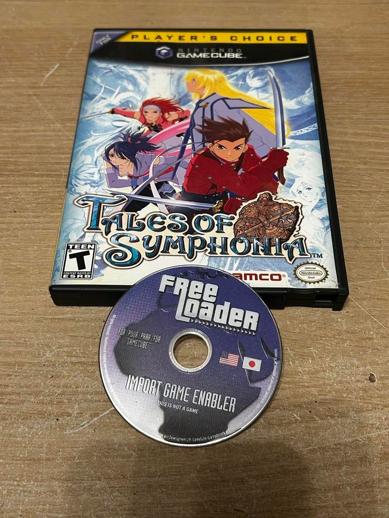 Nintendo GameCube Tales of Symphonia incl Free Loader, Spelcomputers en Games, Gebruikt, 1 speler, Ophalen of Verzenden, Role Playing Game (Rpg)