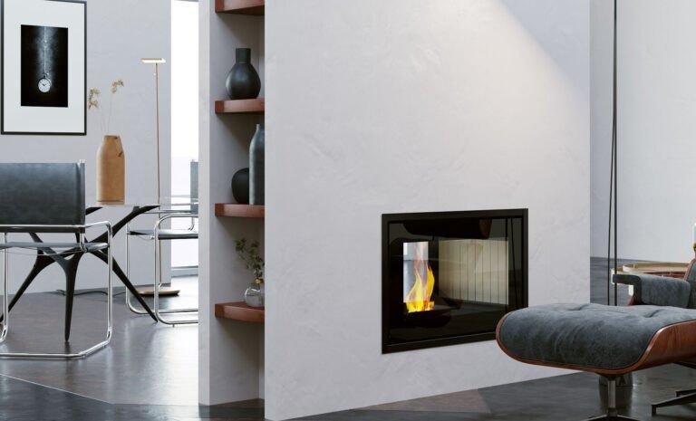 Luxe Doorkijk Pelletkachel L'Artistico Tunnelhaard, Schouwerweg 5 4451 HS heinkenszand, Nieuw, Ophalen of Verzenden, Pietro e Calore