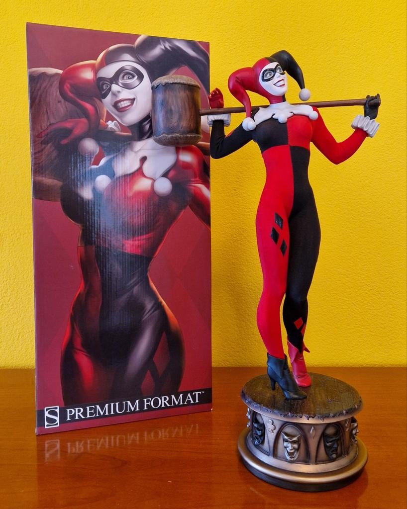 SideShow Sixth Scale Premium Format Figure Harley Quinn 2014, Ophalen of Verzenden, Zo goed als nieuw, Beeldje, Replica of Model