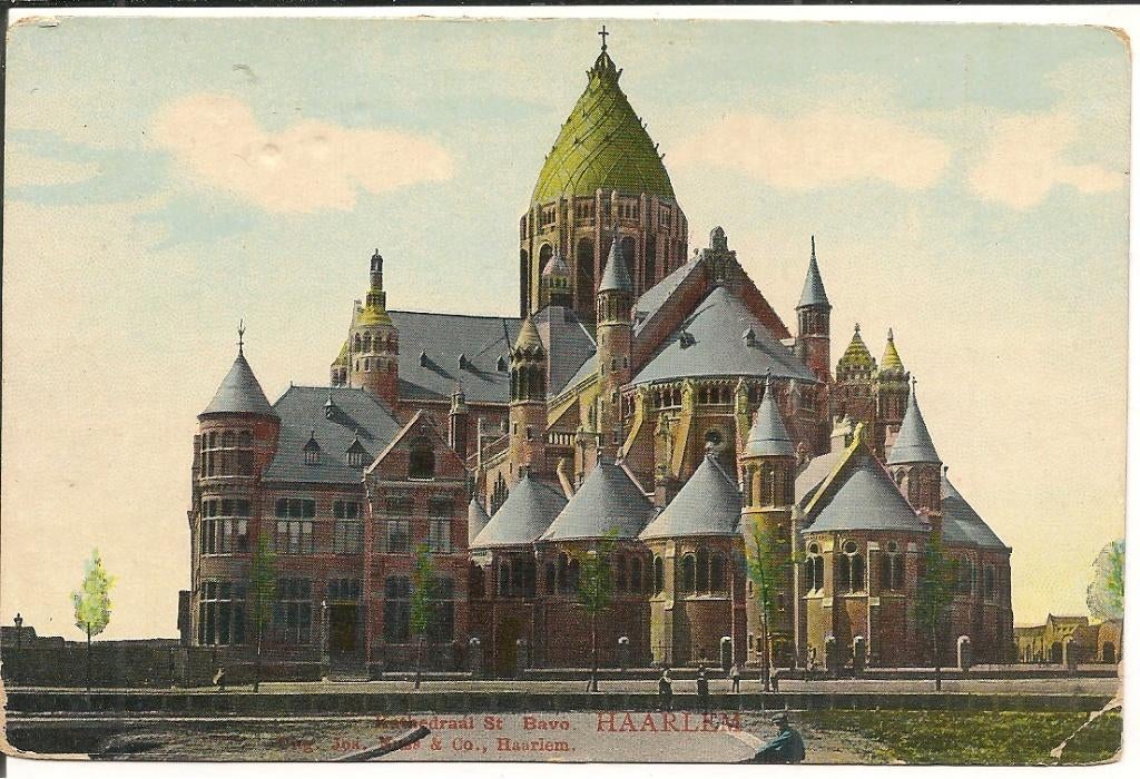 Haarlem Kathedraal  St Bavo, Ophalen of Verzenden, Voor 1920, Ongelopen, Noord-Holland