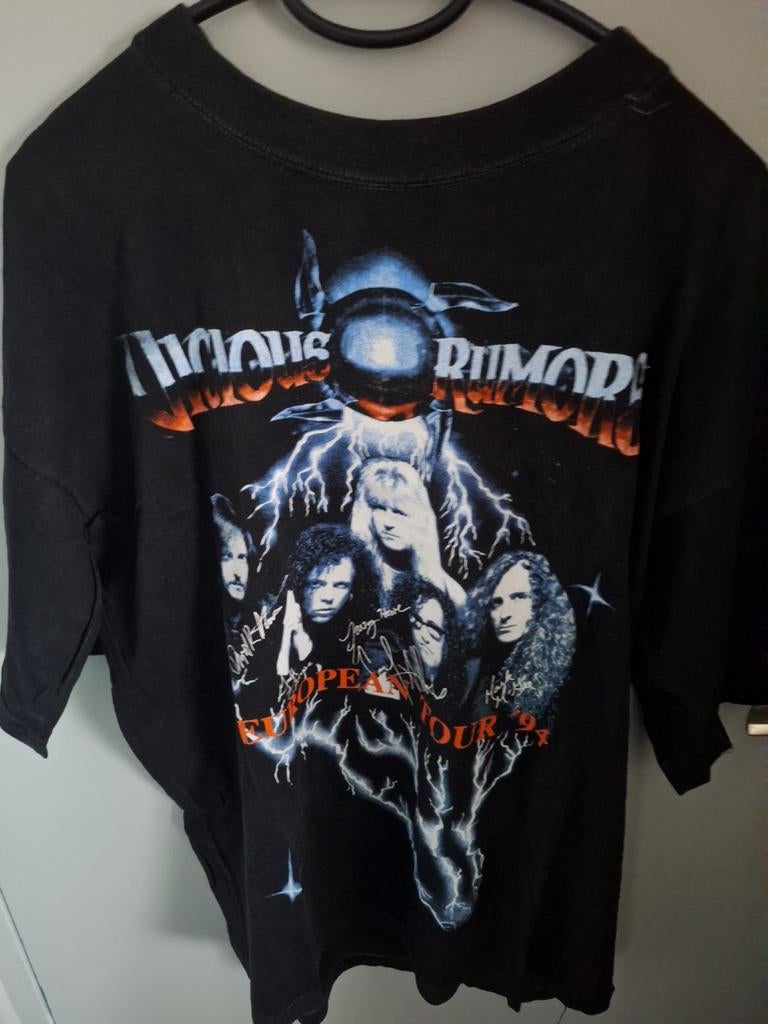 Vicious Rumors Europe Tour '94 T-shirt, Verzenden, Zwart