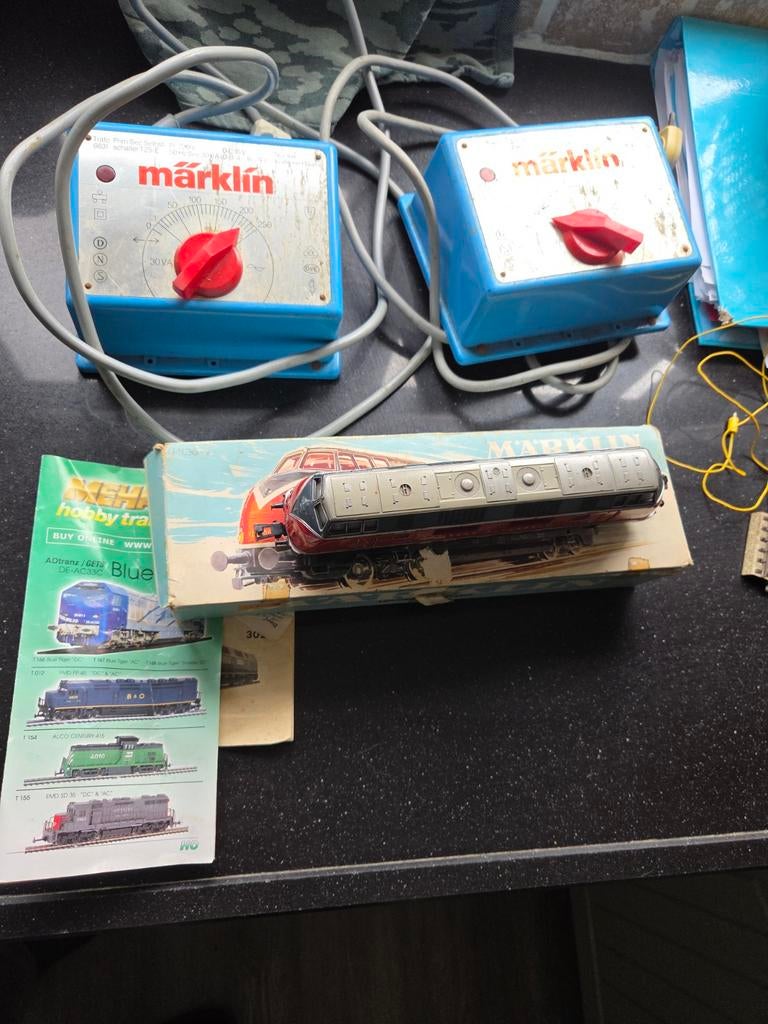 Märklin Treinset met Locomotief en Transformatoren, Ophalen of Verzenden