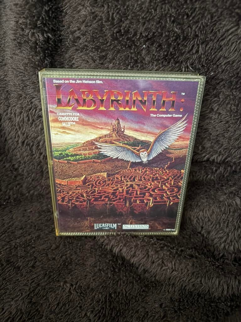 Labyrinth – The Computer Game voorde C 64  - Lucasfilm Games, Avontuur en Actie, Gebruikt, 1 speler, Ophalen of Verzenden