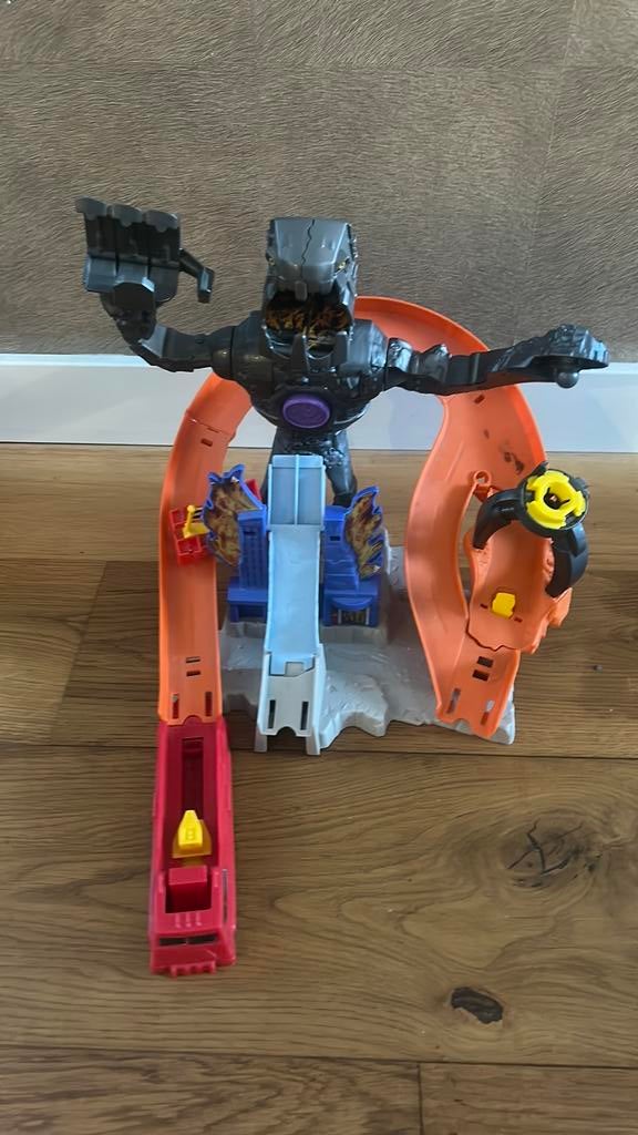 Hotwheels destroyer track, Ophalen of Verzenden, Zo goed als nieuw, Handmatig, Hot Wheels