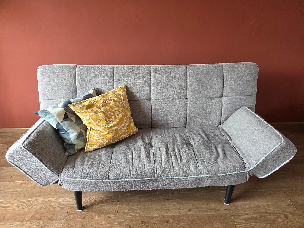 Slaapbank, Ophalen, Gebruikt, 190 cm of minder, Twijfelaar