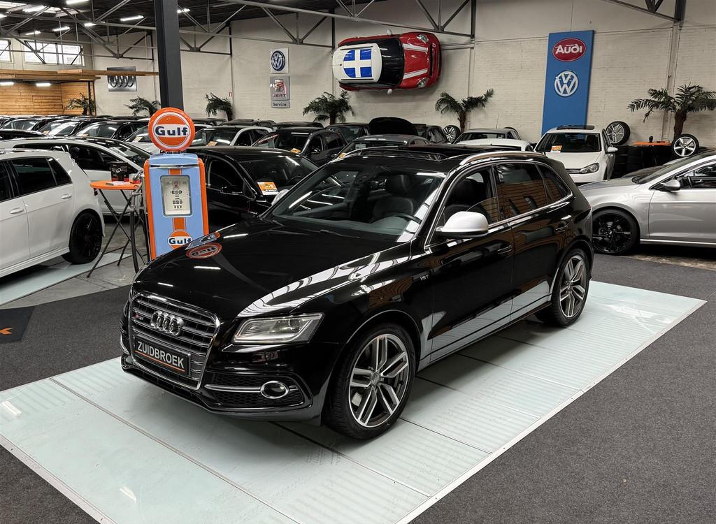 Audi SQ5 3.0 V6 Pano! B&O! Vol opties! CRUISE! Automaat! Mem, Automaat, Zwart, Leder, Bedrijf